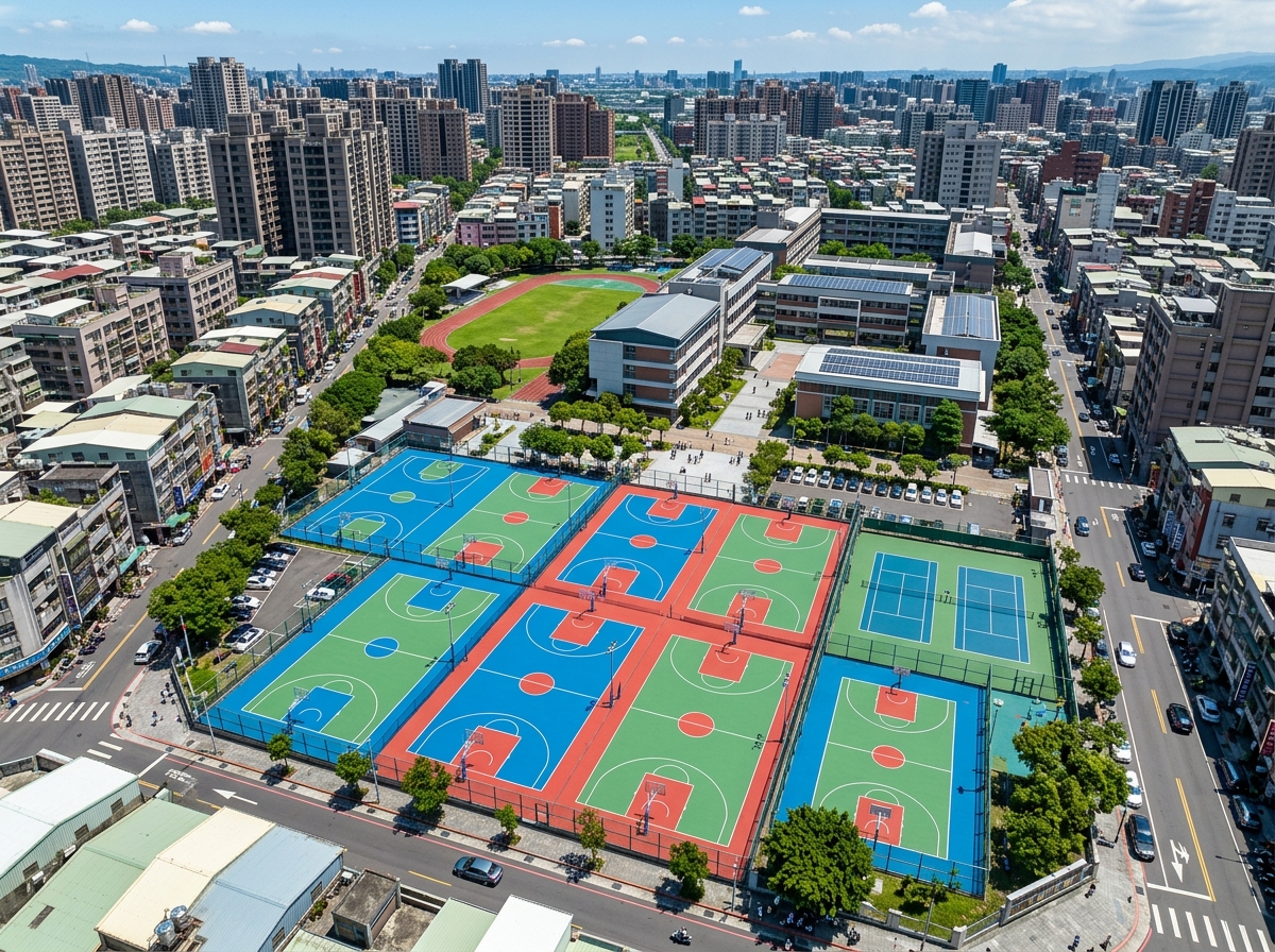 宜春市EPDM塑胶跑道硅PU篮球场 - 厂家